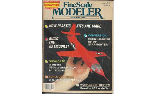 Revista Fine Scale Modeler 1988-12 Build the Batmobile